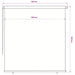 Rolgordijn voor buiten 245(B)x230(H) cm zwart