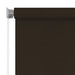 Rolgordijn voor buiten 105(B)x140(H) cm HDPE bruin