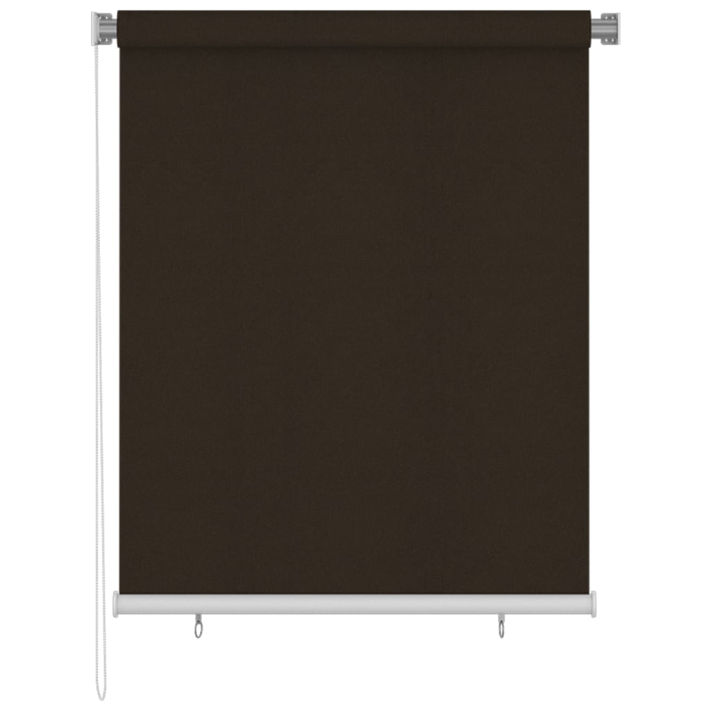 Rolgordijn voor buiten 125(B)x140(H) cm bruin