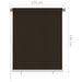 Rolgordijn voor buiten 125(B)x140(H) cm bruin