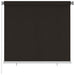 Rolgordijn voor buiten 165(B)x140(H) cm HDPE bruin