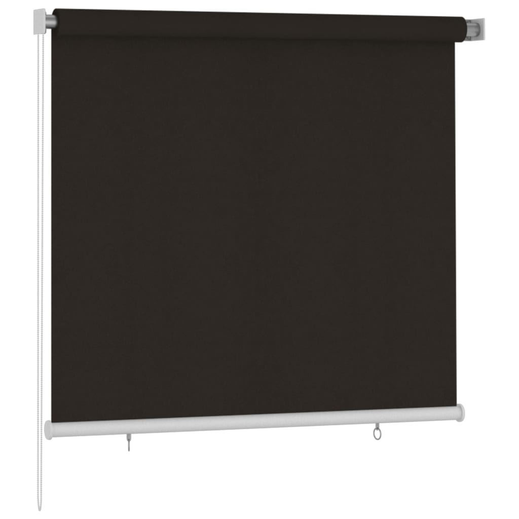 Rolgordijn voor buiten 165(B)x140(H) cm HDPE bruin