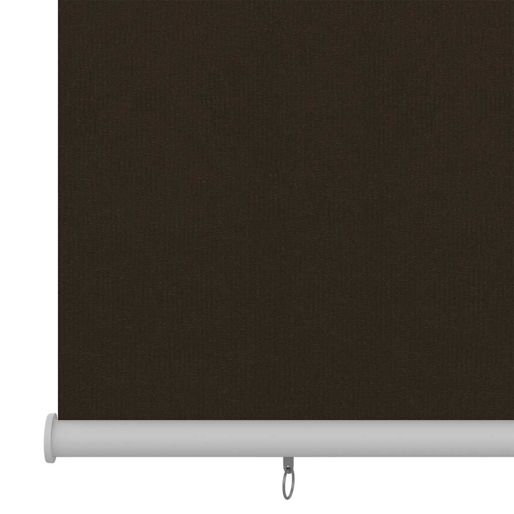 Rolgordijn voor buiten 165(B)x140(H) cm HDPE bruin