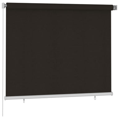 Rolgordijn voor buiten 185(B)x140(H) cm HDPE bruin