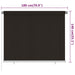 Rolgordijn voor buiten 185(B)x140(H) cm HDPE bruin