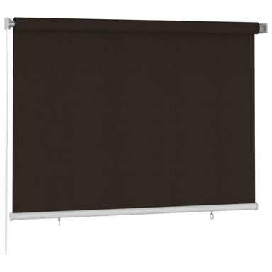 Rolgordijn voor buiten 205(B)x140(H) cm HDPE bruin
