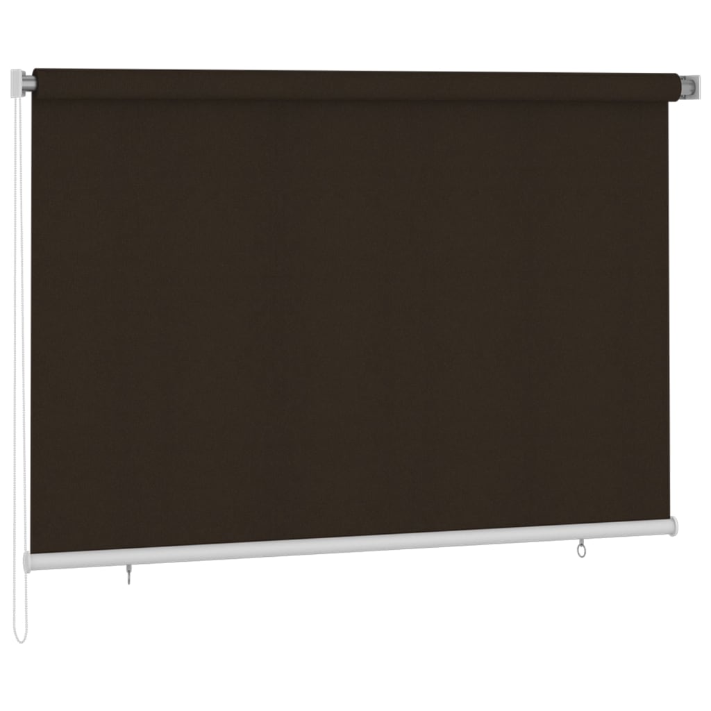 Rolgordijn voor buiten 225(B)x140(H) cm bruin