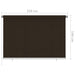 Rolgordijn voor buiten 225(B)x140(H) cm bruin