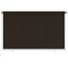 Rolgordijn voor buiten 245(B)x140(H) cm HDPE bruin
