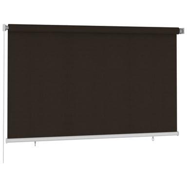 Rolgordijn voor buiten 245(B)x140(H) cm HDPE bruin