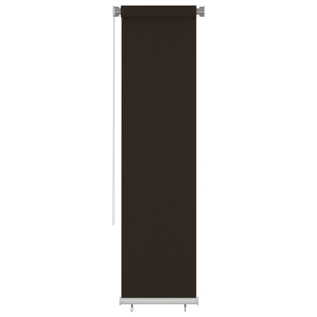 Rolgordijn voor buiten 65(B)x230(H) cm HDPE bruin