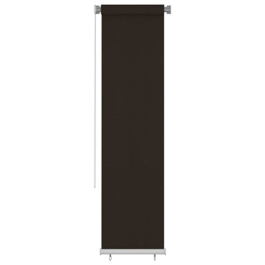 Rolgordijn voor buiten 65(B)x230(H) cm HDPE bruin