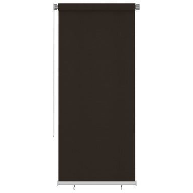 Rolgordijn voor buiten 105(B)x230(H) cm HDPE bruin