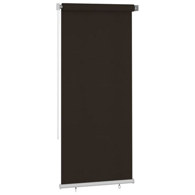 Rolgordijn voor buiten 105(B)x230(H) cm HDPE bruin