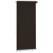 Rolgordijn voor buiten 105(B)x230(H) cm HDPE bruin