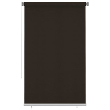Rolgordijn voor buiten 145(B)x230(H) cm HDPE bruin