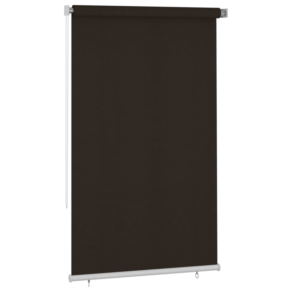 Rolgordijn voor buiten 145(B)x230(H) cm HDPE bruin