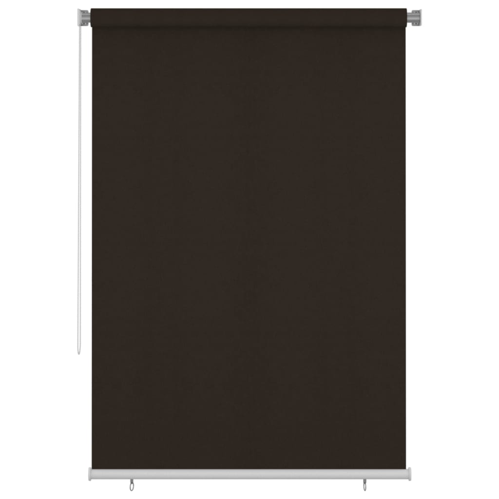 Rolgordijn voor buiten 165(B)x230(H) cm HDPE bruin
