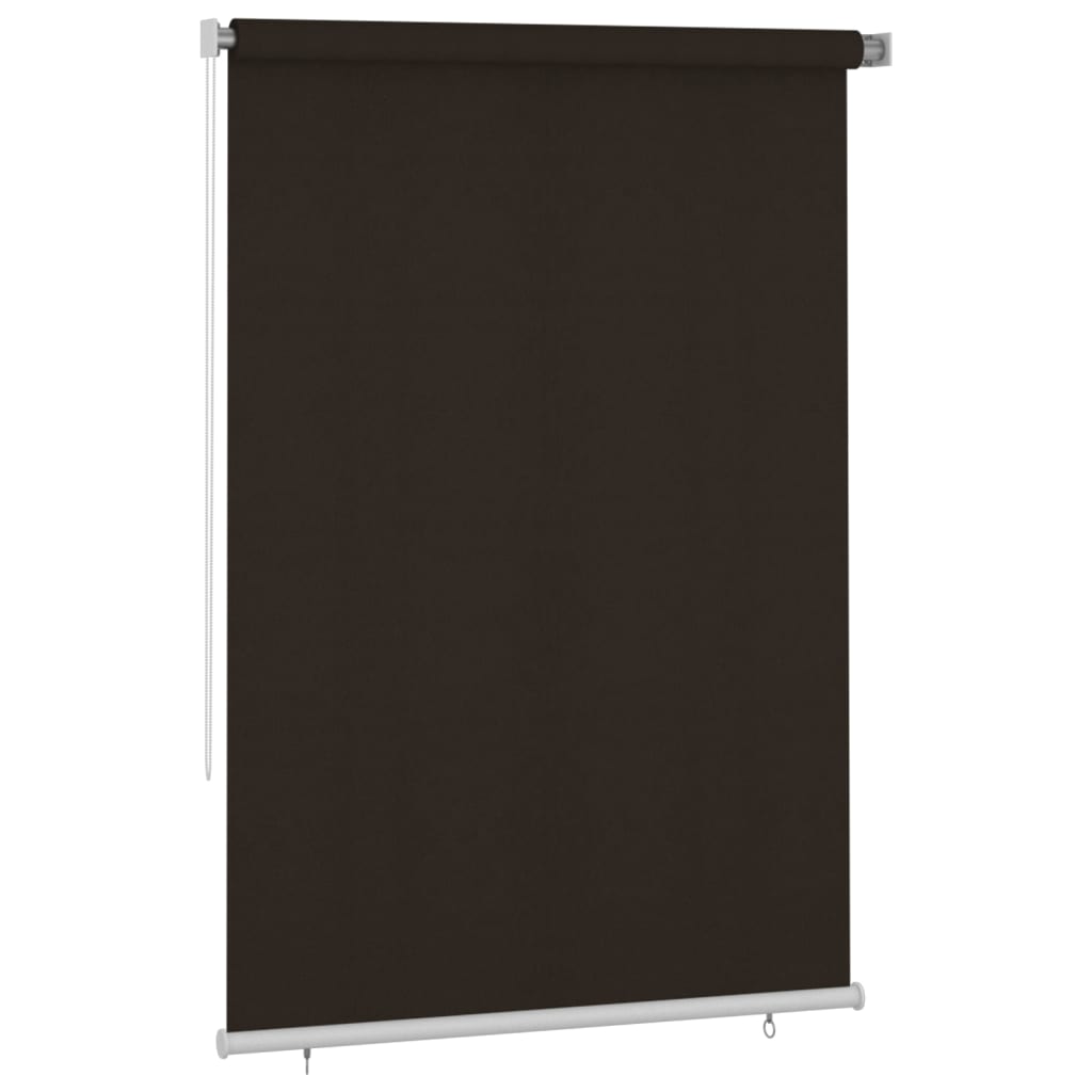 Rolgordijn voor buiten 165(B)x230(H) cm HDPE bruin