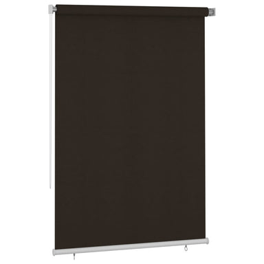 Rolgordijn voor buiten 165(B)x230(H) cm HDPE bruin