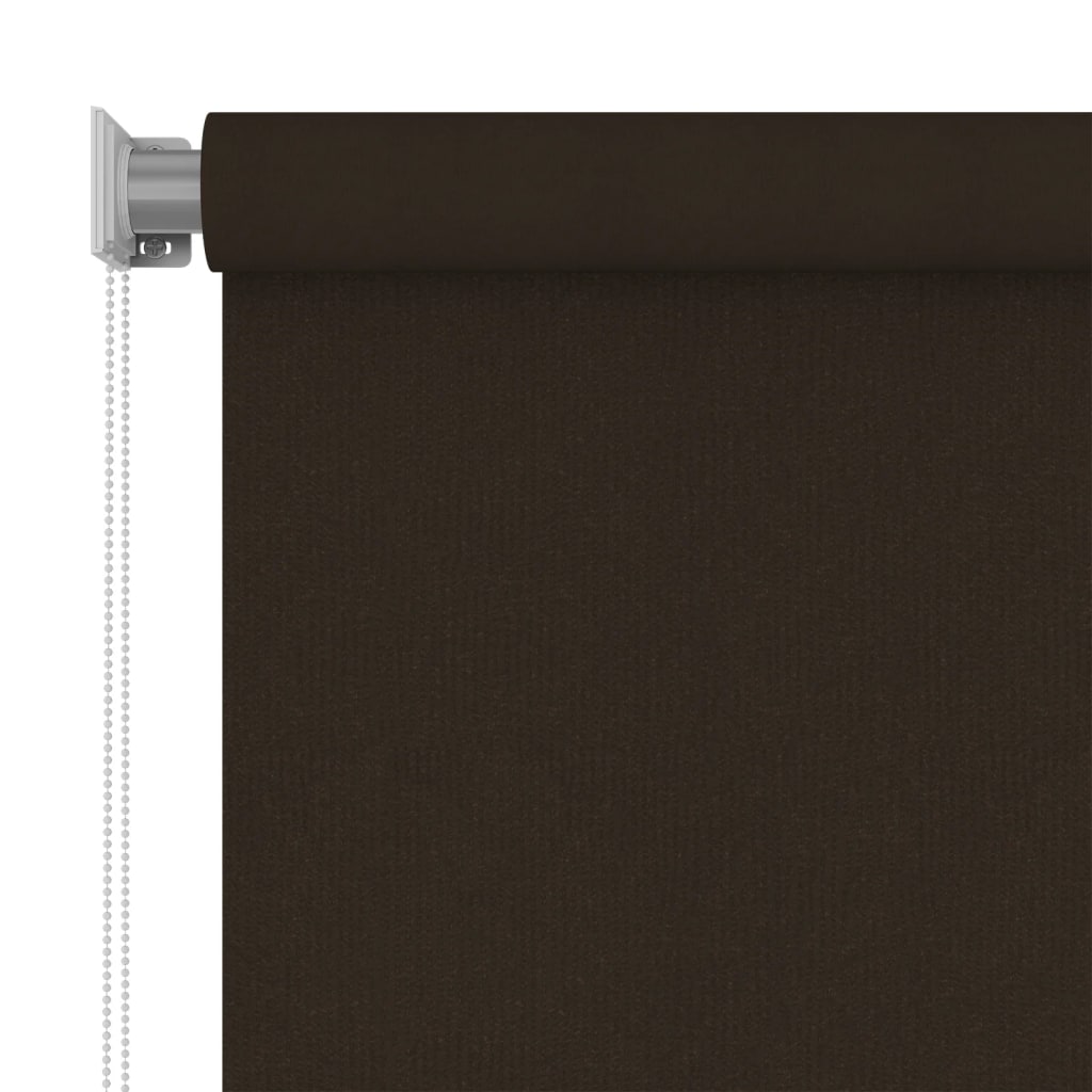 Rolgordijn voor buiten 165(B)x230(H) cm HDPE bruin