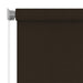 Rolgordijn voor buiten 165(B)x230(H) cm HDPE bruin