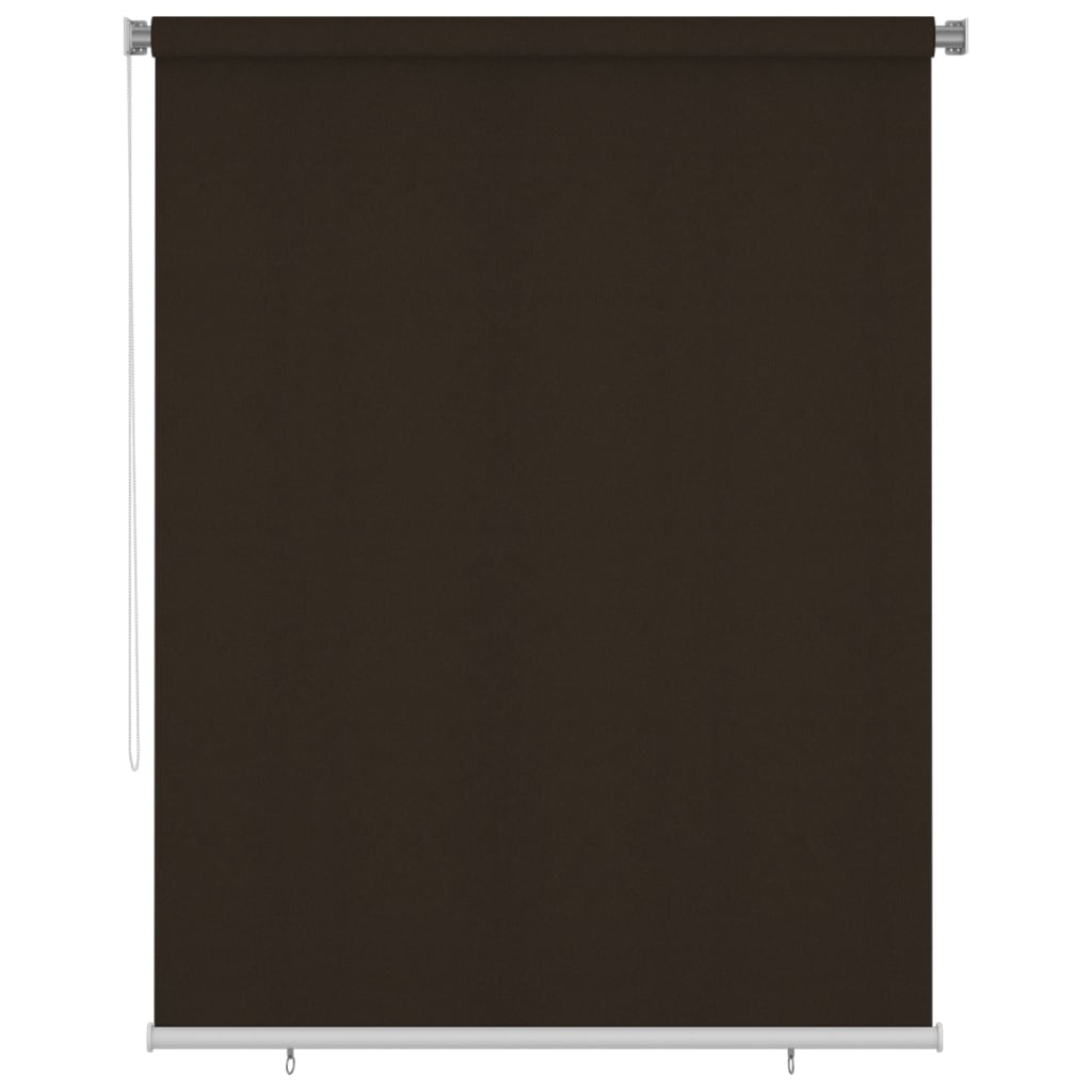Rolgordijn voor buiten 185(B)x230(H) cm bruin