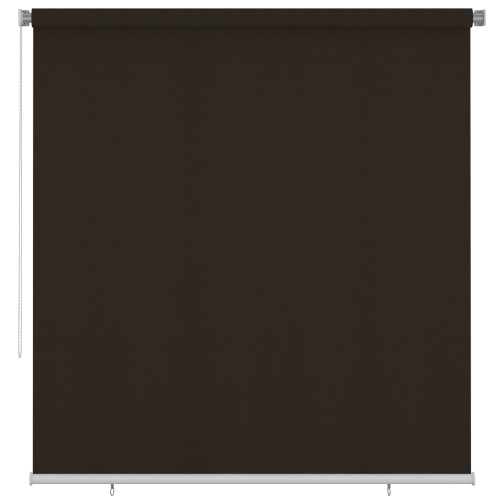 Rolgordijn voor buiten 225(B)x230(H) cm HDPE bruin