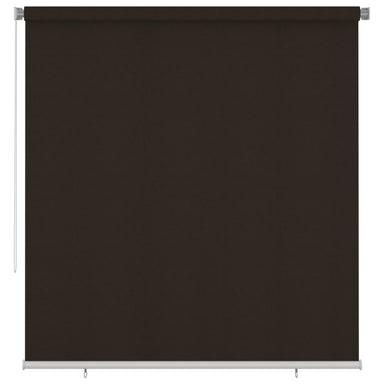 Rolgordijn voor buiten 225(B)x230(H) cm HDPE bruin