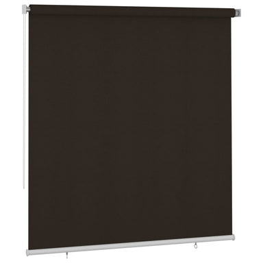 Rolgordijn voor buiten 225(B)x230(H) cm HDPE bruin