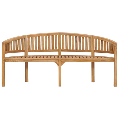 Bankje Banaanvormig 180 Cm Massief Teakhout