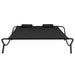 Loungebed stof zwart