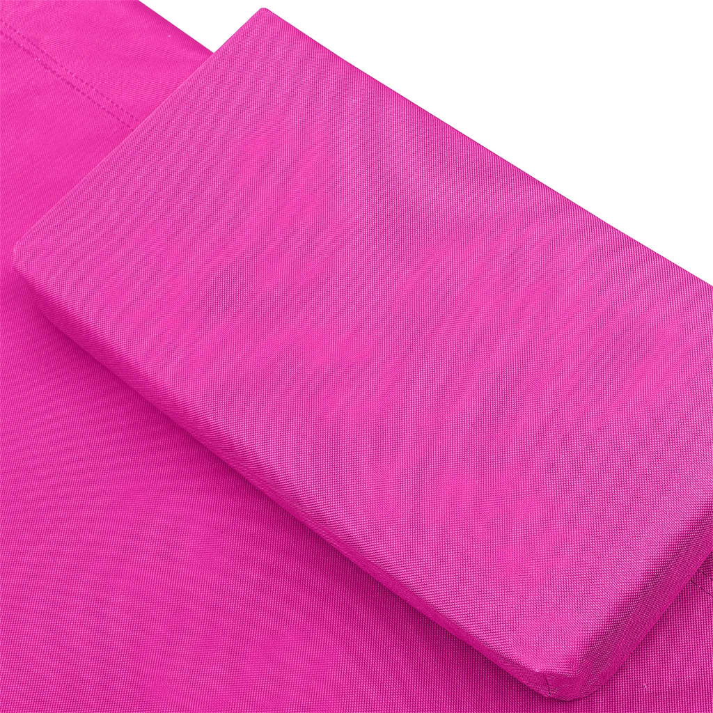 Loungebed stof roze