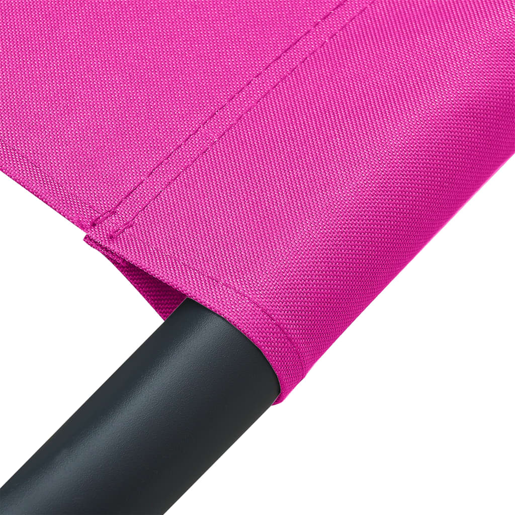 Loungebed stof roze