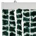 Vliegengordijn 56x185 cm chenille groen en wit