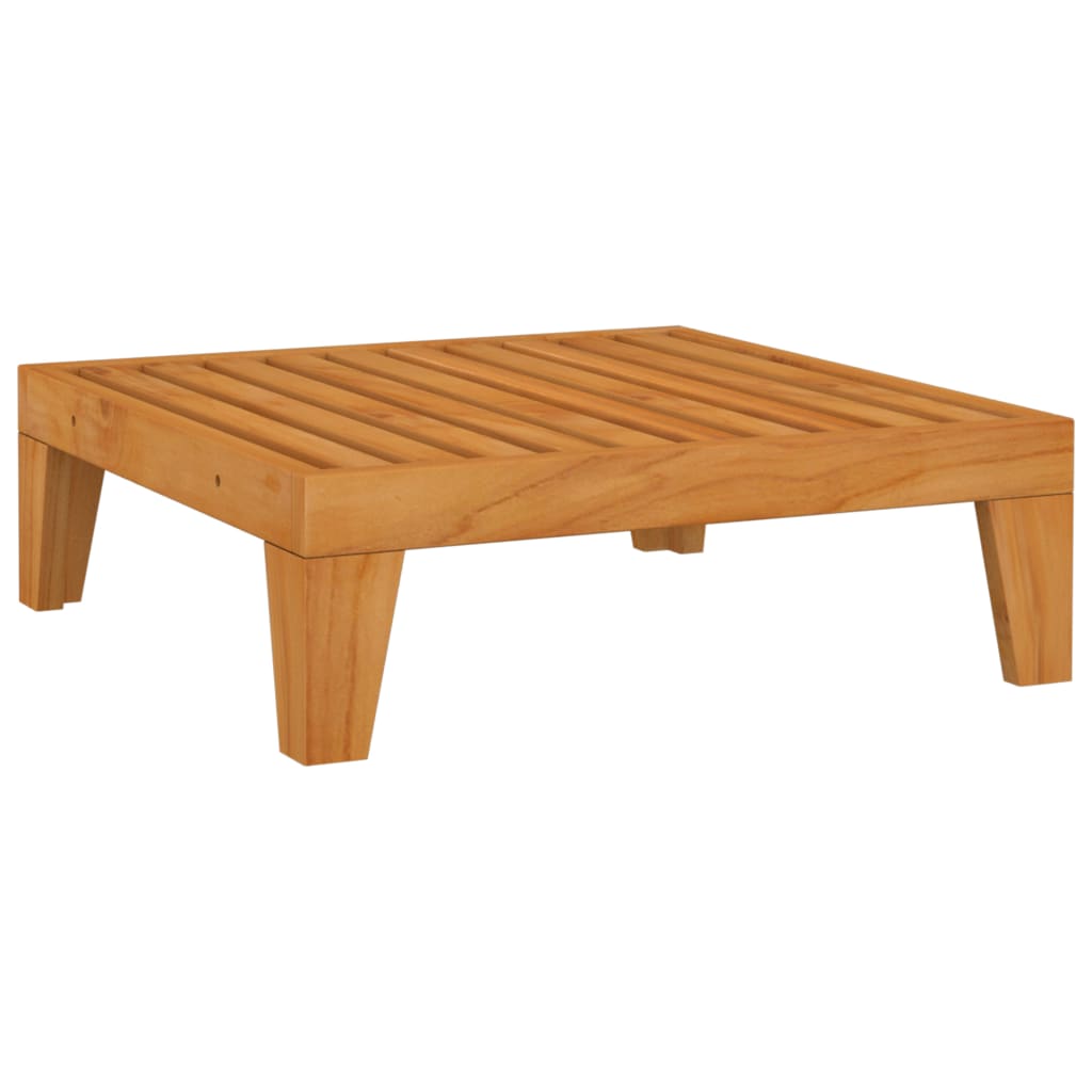 Voetensteun Sectioneel Met Donkergrijs Kussen Acaciahout 1