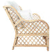 Tweezitsbank rattan