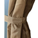 Prieel met gordijn 400x300 cm aluminium taupe