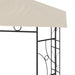 Prieel 160 g/m² 3x3x2,7 m crèmekleurig