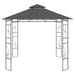 Prieel 160 g/m² 3x3x2,7 m antracietkleurig