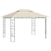 Prieel 160 g/m² 4x3x2,7 m crèmekleurig