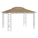 Prieel 160 g/m² 4x3x2,7 m taupe