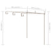 Tuinpergola 3x3x2,5 m ijzer antiekbruin