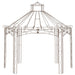 Tuinpaviljoen 400x258x378 cm ijzer antiekbruin