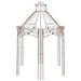 Tuinpaviljoen 400x258x378 cm ijzer antiekbruin