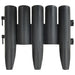 Gazonranden 36 st 10 m PP antracietkleurig