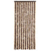 Vliegengordijn 90x200 cm chenille beige en lichtbruin