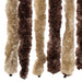 Vliegengordijn 90x200 cm chenille beige en lichtbruin