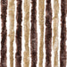 Vliegengordijn 90x200 cm chenille beige en lichtbruin