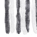 Vliegengordijn 118x220 cm chenille grijs en wit